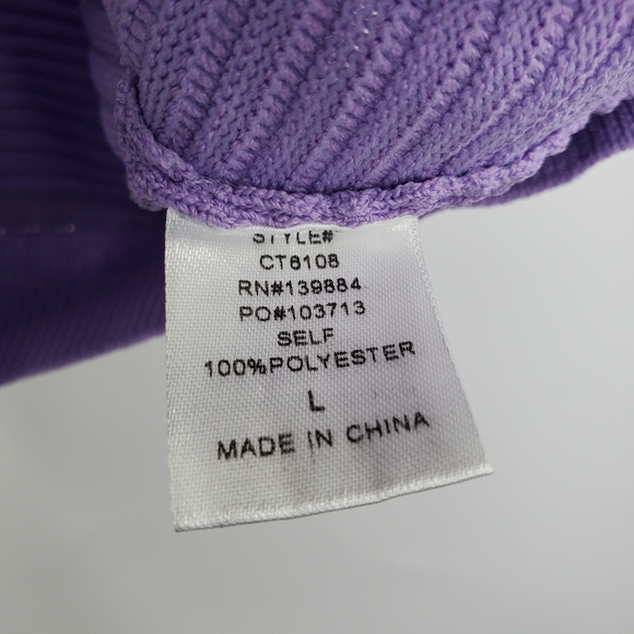 Fashion Nova Put Your Game On Sweater Lavender Ribbed Knit Sleeveless NEW - Picture 6 of 8